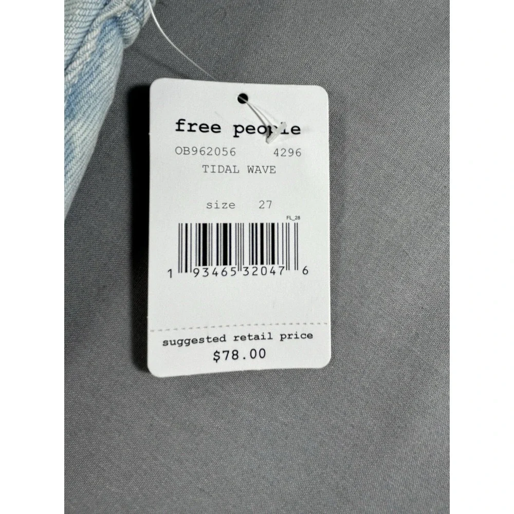 Skirt Free People Tidal Wave Denim women's‎ 27 Small New